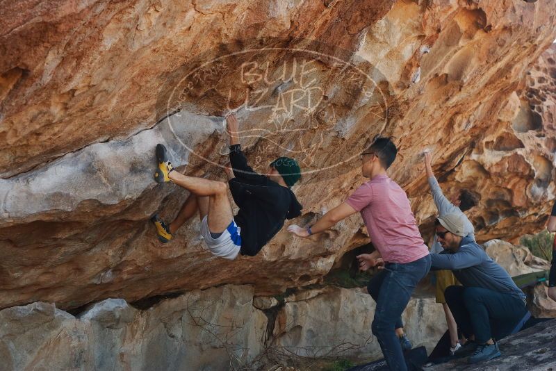 Bouldering in Hueco Tanks on 03/16/2020 with Blue Lizard Climbing and Yoga

Filename: SRM_20200316_1041060.jpg
Aperture: f/5.0
Shutter Speed: 1/500
Body: Canon EOS-1D Mark II
Lens: Canon EF 50mm f/1.8 II