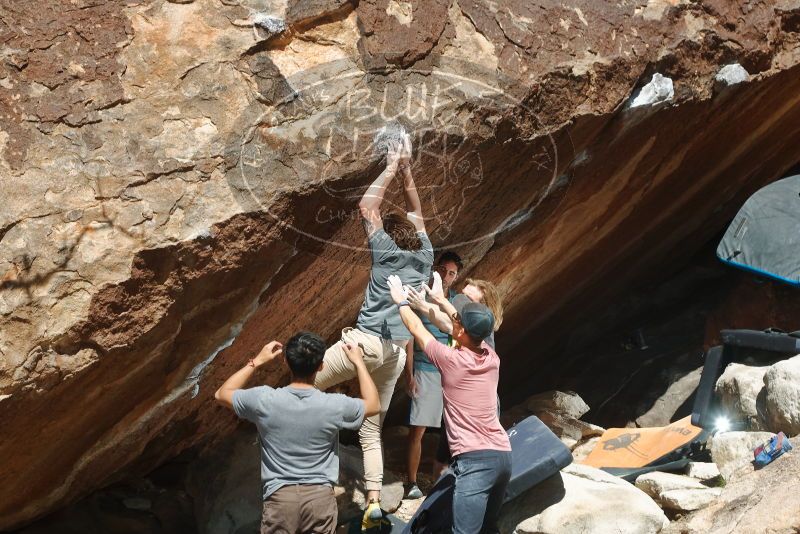 Bouldering in Hueco Tanks on 03/16/2020 with Blue Lizard Climbing and Yoga

Filename: SRM_20200316_1308310.jpg
Aperture: f/8.0
Shutter Speed: 1/250
Body: Canon EOS-1D Mark II
Lens: Canon EF 50mm f/1.8 II