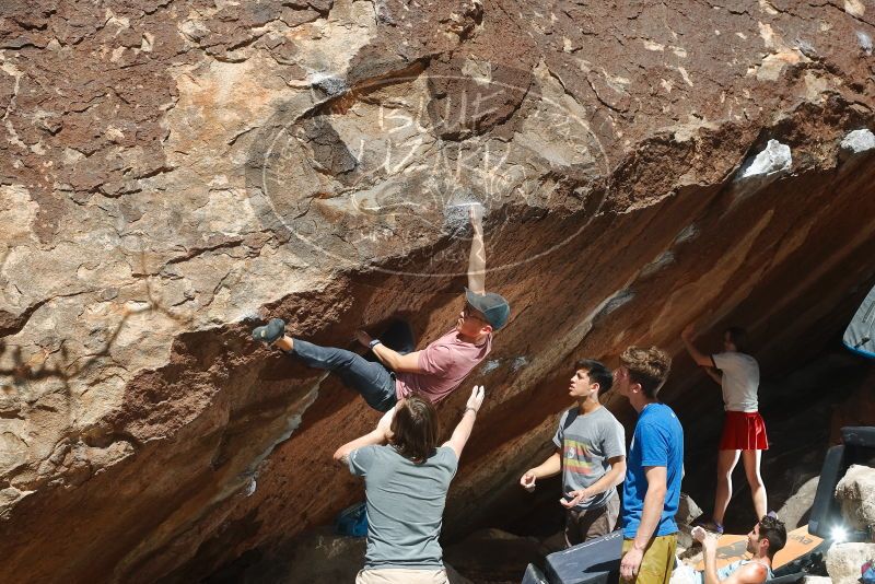 Bouldering in Hueco Tanks on 03/16/2020 with Blue Lizard Climbing and Yoga

Filename: SRM_20200316_1312270.jpg
Aperture: f/8.0
Shutter Speed: 1/250
Body: Canon EOS-1D Mark II
Lens: Canon EF 50mm f/1.8 II