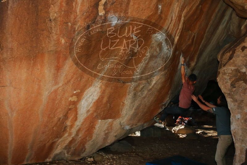 Bouldering in Hueco Tanks on 03/16/2020 with Blue Lizard Climbing and Yoga

Filename: SRM_20200316_1711540.jpg
Aperture: f/8.0
Shutter Speed: 1/250
Body: Canon EOS-1D Mark II
Lens: Canon EF 16-35mm f/2.8 L