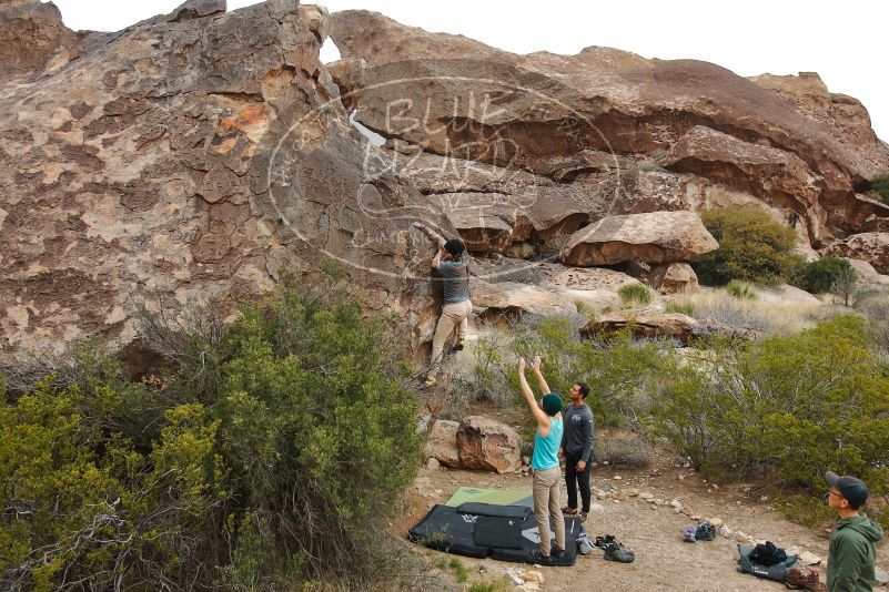 Bouldering in Hueco Tanks on 03/15/2020 with Blue Lizard Climbing and Yoga

Filename: SRM_20200315_0931560.jpg
Aperture: f/4.0
Shutter Speed: 1/1000
Body: Canon EOS-1D Mark II
Lens: Canon EF 16-35mm f/2.8 L