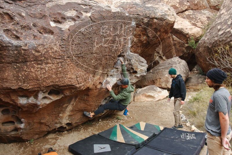 Bouldering in Hueco Tanks on 03/15/2020 with Blue Lizard Climbing and Yoga

Filename: SRM_20200315_0936450.jpg
Aperture: f/5.6
Shutter Speed: 1/250
Body: Canon EOS-1D Mark II
Lens: Canon EF 16-35mm f/2.8 L