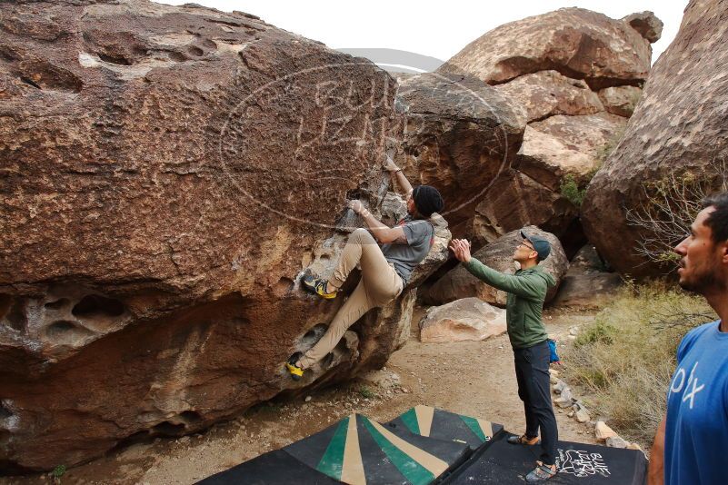 Bouldering in Hueco Tanks on 03/15/2020 with Blue Lizard Climbing and Yoga

Filename: SRM_20200315_0941570.jpg
Aperture: f/5.6
Shutter Speed: 1/400
Body: Canon EOS-1D Mark II
Lens: Canon EF 16-35mm f/2.8 L