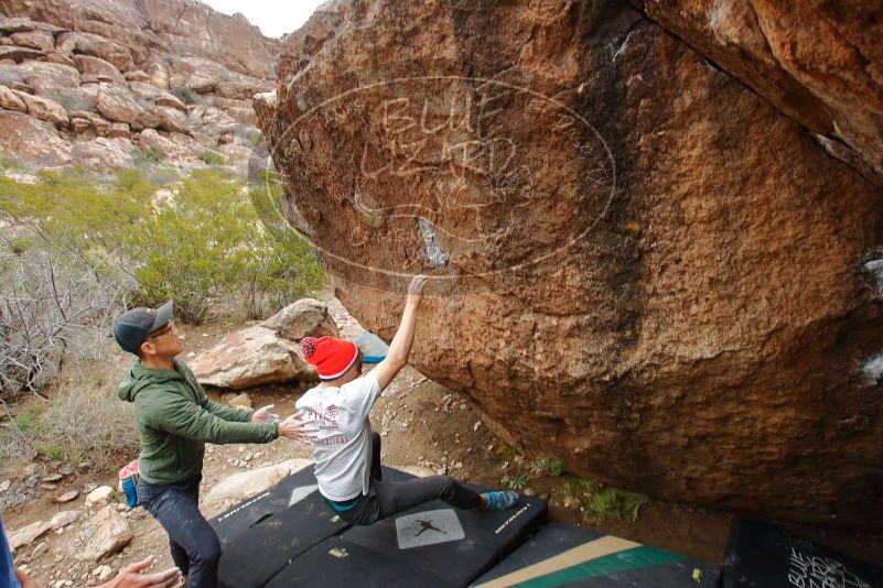 Bouldering in Hueco Tanks on 03/15/2020 with Blue Lizard Climbing and Yoga

Filename: SRM_20200315_1022200.jpg
Aperture: f/5.6
Shutter Speed: 1/500
Body: Canon EOS-1D Mark II
Lens: Canon EF 16-35mm f/2.8 L