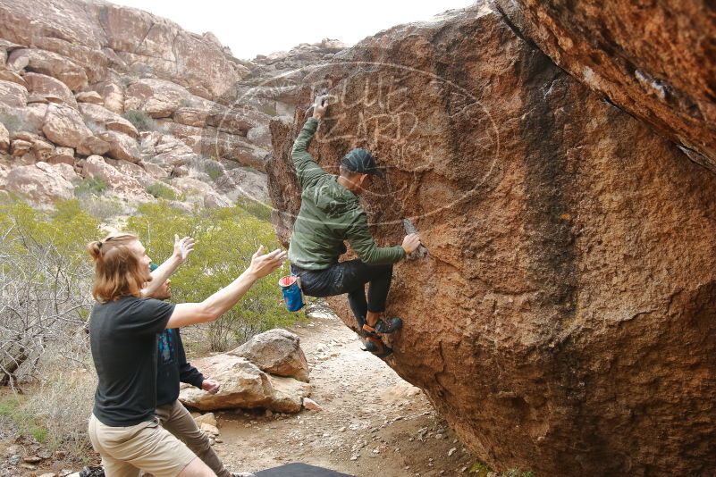 Bouldering in Hueco Tanks on 03/15/2020 with Blue Lizard Climbing and Yoga

Filename: SRM_20200315_1035131.jpg
Aperture: f/4.0
Shutter Speed: 1/640
Body: Canon EOS-1D Mark II
Lens: Canon EF 16-35mm f/2.8 L
