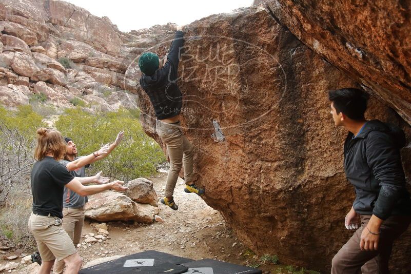 Bouldering in Hueco Tanks on 03/15/2020 with Blue Lizard Climbing and Yoga

Filename: SRM_20200315_1036350.jpg
Aperture: f/5.6
Shutter Speed: 1/400
Body: Canon EOS-1D Mark II
Lens: Canon EF 16-35mm f/2.8 L