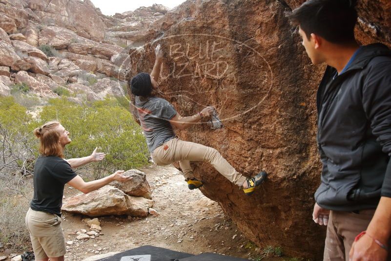 Bouldering in Hueco Tanks on 03/15/2020 with Blue Lizard Climbing and Yoga

Filename: SRM_20200315_1037560.jpg
Aperture: f/5.6
Shutter Speed: 1/400
Body: Canon EOS-1D Mark II
Lens: Canon EF 16-35mm f/2.8 L