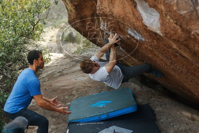 Bouldering in Hueco Tanks on 03/15/2020 with Blue Lizard Climbing and Yoga

Filename: SRM_20200315_1208180.jpg
Aperture: f/2.8
Shutter Speed: 1/1000
Body: Canon EOS-1D Mark II
Lens: Canon EF 50mm f/1.8 II