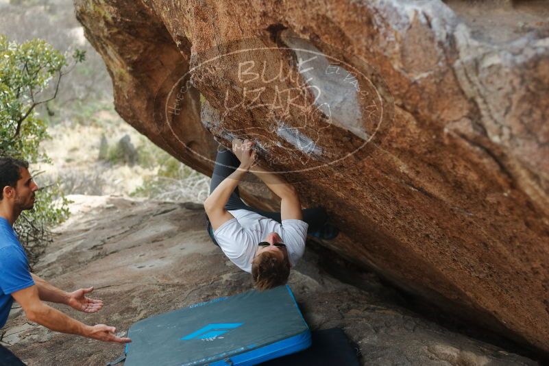 Bouldering in Hueco Tanks on 03/15/2020 with Blue Lizard Climbing and Yoga

Filename: SRM_20200315_1208220.jpg
Aperture: f/2.8
Shutter Speed: 1/800
Body: Canon EOS-1D Mark II
Lens: Canon EF 50mm f/1.8 II