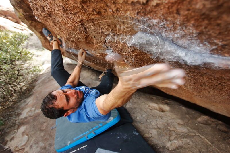 Bouldering in Hueco Tanks on 03/15/2020 with Blue Lizard Climbing and Yoga

Filename: SRM_20200315_1220471.jpg
Aperture: f/3.5
Shutter Speed: 1/400
Body: Canon EOS-1D Mark II
Lens: Canon EF 16-35mm f/2.8 L