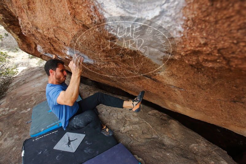 Bouldering in Hueco Tanks on 03/15/2020 with Blue Lizard Climbing and Yoga

Filename: SRM_20200315_1220520.jpg
Aperture: f/4.0
Shutter Speed: 1/400
Body: Canon EOS-1D Mark II
Lens: Canon EF 16-35mm f/2.8 L