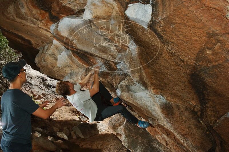 Bouldering in Hueco Tanks on 03/15/2020 with Blue Lizard Climbing and Yoga

Filename: SRM_20200315_1426430.jpg
Aperture: f/8.0
Shutter Speed: 1/250
Body: Canon EOS-1D Mark II
Lens: Canon EF 16-35mm f/2.8 L
