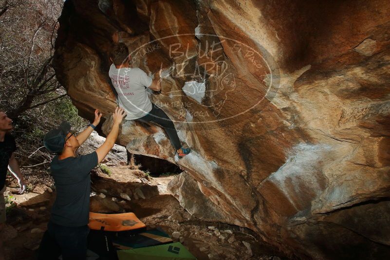 Bouldering in Hueco Tanks on 03/15/2020 with Blue Lizard Climbing and Yoga

Filename: SRM_20200315_1427030.jpg
Aperture: f/8.0
Shutter Speed: 1/250
Body: Canon EOS-1D Mark II
Lens: Canon EF 16-35mm f/2.8 L