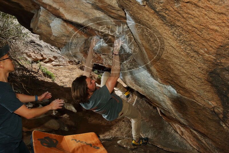 Bouldering in Hueco Tanks on 03/15/2020 with Blue Lizard Climbing and Yoga

Filename: SRM_20200315_1436320.jpg
Aperture: f/8.0
Shutter Speed: 1/250
Body: Canon EOS-1D Mark II
Lens: Canon EF 16-35mm f/2.8 L