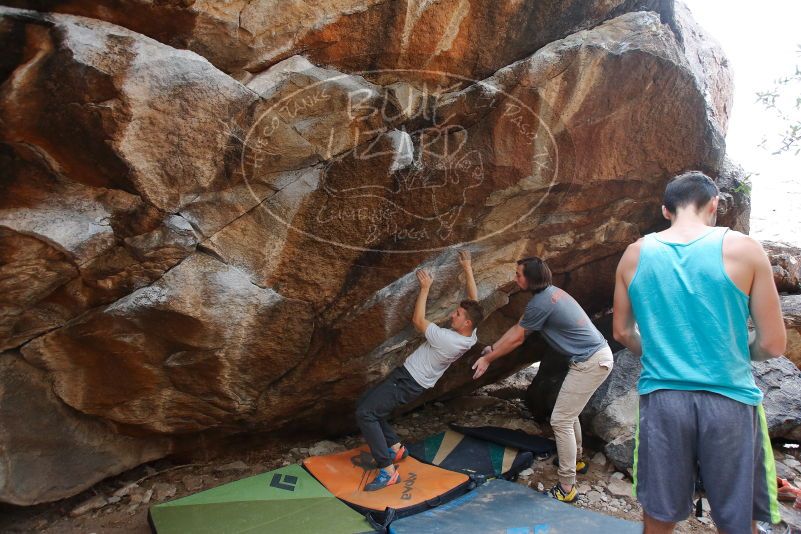 Bouldering in Hueco Tanks on 03/15/2020 with Blue Lizard Climbing and Yoga

Filename: SRM_20200315_1521580.jpg
Aperture: f/4.5
Shutter Speed: 1/250
Body: Canon EOS-1D Mark II
Lens: Canon EF 16-35mm f/2.8 L