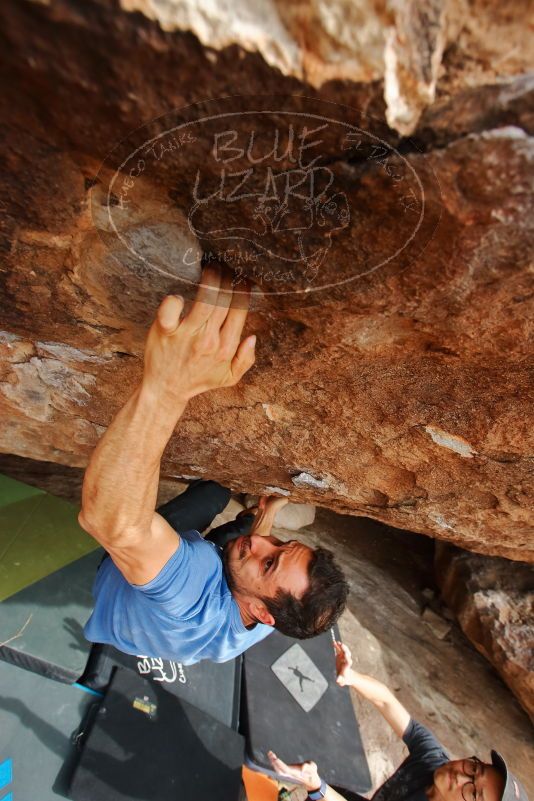 Bouldering in Hueco Tanks on 03/15/2020 with Blue Lizard Climbing and Yoga

Filename: SRM_20200315_1601231.jpg
Aperture: f/5.0
Shutter Speed: 1/250
Body: Canon EOS-1D Mark II
Lens: Canon EF 16-35mm f/2.8 L