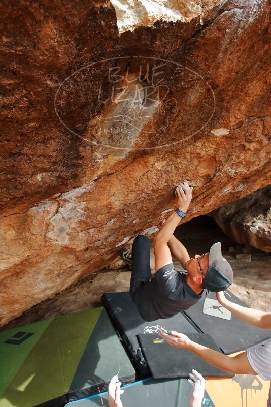 Bouldering in Hueco Tanks on 03/15/2020 with Blue Lizard Climbing and Yoga

Filename: SRM_20200315_1608220.jpg
Aperture: f/7.1
Shutter Speed: 1/250
Body: Canon EOS-1D Mark II
Lens: Canon EF 16-35mm f/2.8 L
