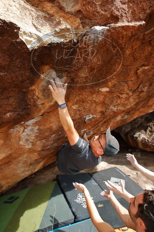 Bouldering in Hueco Tanks on 03/15/2020 with Blue Lizard Climbing and Yoga

Filename: SRM_20200315_1612550.jpg
Aperture: f/8.0
Shutter Speed: 1/250
Body: Canon EOS-1D Mark II
Lens: Canon EF 16-35mm f/2.8 L