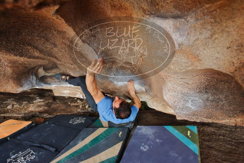 Bouldering in Hueco Tanks on 03/15/2020 with Blue Lizard Climbing and Yoga

Filename: SRM_20200315_1718460.jpg
Aperture: f/5.0
Shutter Speed: 1/250
Body: Canon EOS-1D Mark II
Lens: Canon EF 16-35mm f/2.8 L