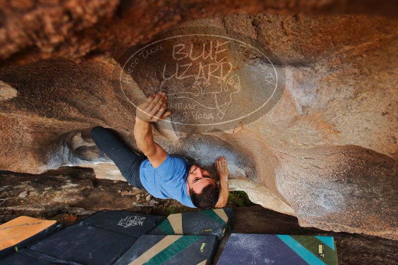 Bouldering in Hueco Tanks on 03/15/2020 with Blue Lizard Climbing and Yoga

Filename: SRM_20200315_1718490.jpg
Aperture: f/5.0
Shutter Speed: 1/250
Body: Canon EOS-1D Mark II
Lens: Canon EF 16-35mm f/2.8 L