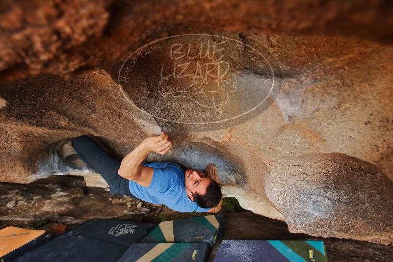 Bouldering in Hueco Tanks on 03/15/2020 with Blue Lizard Climbing and Yoga

Filename: SRM_20200315_1718530.jpg
Aperture: f/5.0
Shutter Speed: 1/250
Body: Canon EOS-1D Mark II
Lens: Canon EF 16-35mm f/2.8 L