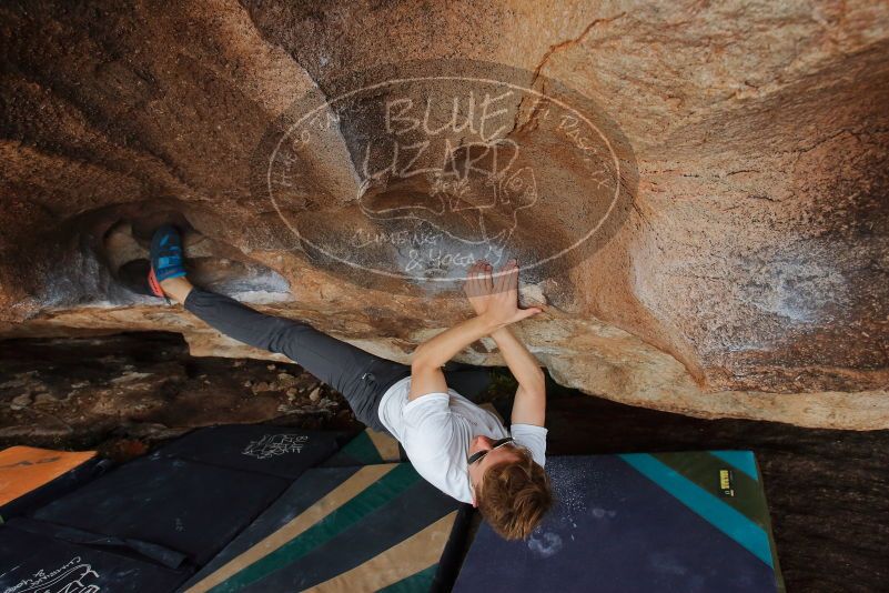 Bouldering in Hueco Tanks on 03/15/2020 with Blue Lizard Climbing and Yoga

Filename: SRM_20200315_1719440.jpg
Aperture: f/6.3
Shutter Speed: 1/250
Body: Canon EOS-1D Mark II
Lens: Canon EF 16-35mm f/2.8 L