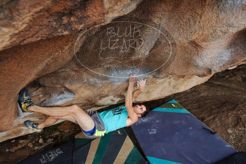 Bouldering in Hueco Tanks on 03/15/2020 with Blue Lizard Climbing and Yoga

Filename: SRM_20200315_1724380.jpg
Aperture: f/5.6
Shutter Speed: 1/250
Body: Canon EOS-1D Mark II
Lens: Canon EF 16-35mm f/2.8 L