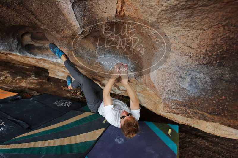 Bouldering in Hueco Tanks on 03/15/2020 with Blue Lizard Climbing and Yoga

Filename: SRM_20200315_1726030.jpg
Aperture: f/6.3
Shutter Speed: 1/250
Body: Canon EOS-1D Mark II
Lens: Canon EF 16-35mm f/2.8 L