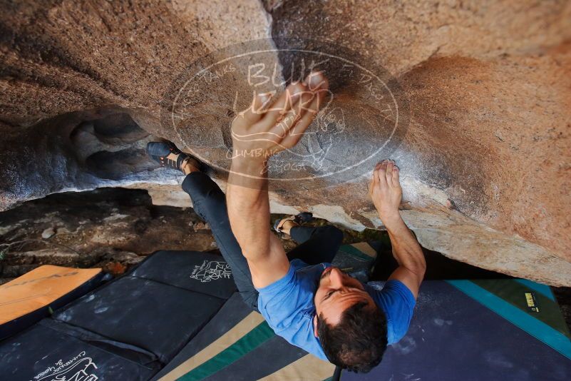 Bouldering in Hueco Tanks on 03/15/2020 with Blue Lizard Climbing and Yoga

Filename: SRM_20200315_1734130.jpg
Aperture: f/4.0
Shutter Speed: 1/320
Body: Canon EOS-1D Mark II
Lens: Canon EF 16-35mm f/2.8 L