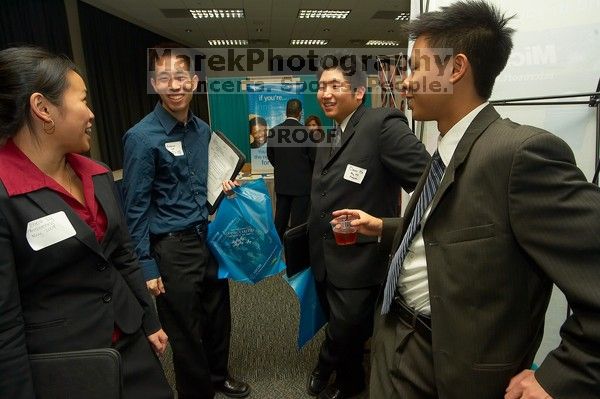 The Asian Business Students Association (ABSA) and the Hispanic Business Student Association (HBSA) hosted the career fair in the San Jacinto Residence Hall, Tuesday, February 6, 2007.

Filename: SRM_20070206_1910489.jpg
Aperture: f/6.3
Shutter Speed: 1/100
Body: Canon EOS-1D Mark II
Lens: Sigma 15-30mm f/3.5-4.5 EX Aspherical DG DF