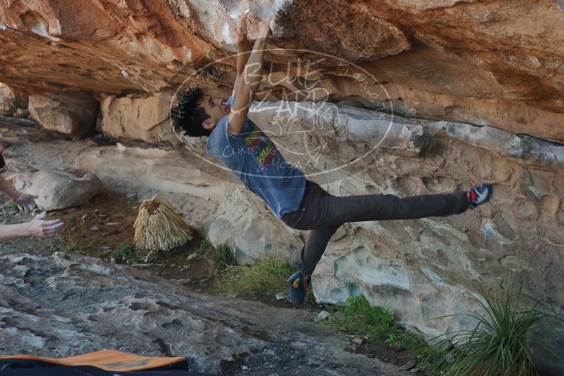 Bouldering in Hueco Tanks on 03/16/2020 with Blue Lizard Climbing and Yoga

Filename: SRM_20200316_1006071.jpg
Aperture: f/4.5
Shutter Speed: 1/320
Body: Canon EOS-1D Mark II
Lens: Canon EF 50mm f/1.8 II