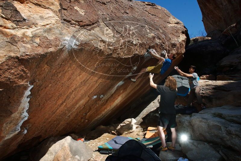 Bouldering in Hueco Tanks on 03/16/2020 with Blue Lizard Climbing and Yoga

Filename: SRM_20200316_1200570.jpg
Aperture: f/8.0
Shutter Speed: 1/250
Body: Canon EOS-1D Mark II
Lens: Canon EF 16-35mm f/2.8 L