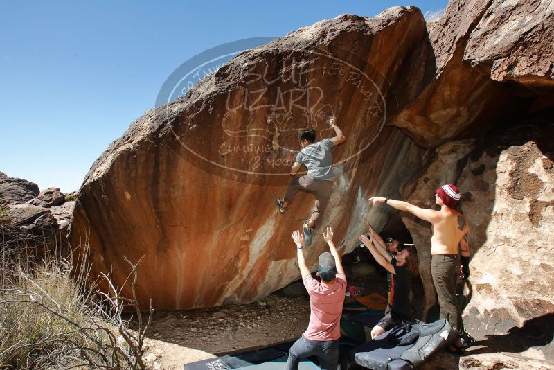 Bouldering in Hueco Tanks on 03/16/2020 with Blue Lizard Climbing and Yoga

Filename: SRM_20200316_1454500.jpg
Aperture: f/8.0
Shutter Speed: 1/250
Body: Canon EOS-1D Mark II
Lens: Canon EF 16-35mm f/2.8 L