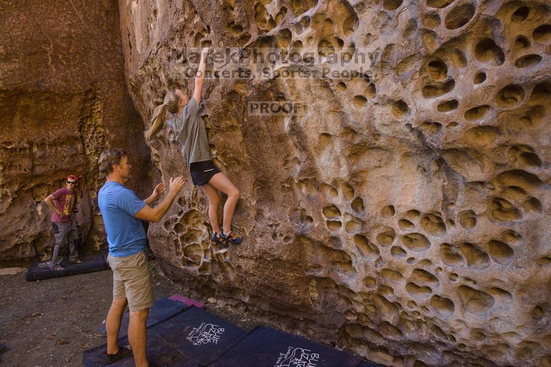 Bouldering in Hueco Tanks on 10/19/2021 with Blue Lizard Climbing and Yoga

Filename: SRM_20211019_1210440.jpg
Aperture: f/5.6
Shutter Speed: 1/80
Body: Canon EOS-1D Mark II
Lens: Canon EF 16-35mm f/2.8 L