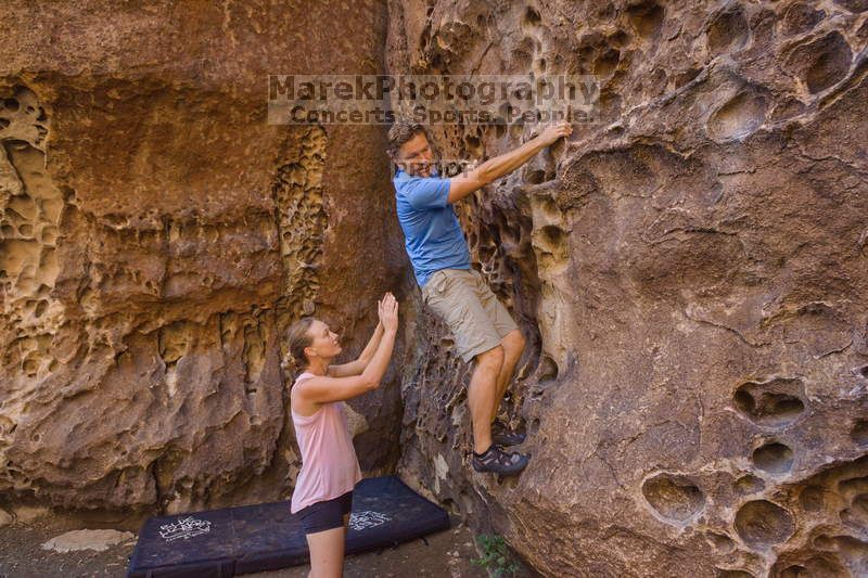 Bouldering in Hueco Tanks on 10/19/2021 with Blue Lizard Climbing and Yoga

Filename: SRM_20211019_1213190.jpg
Aperture: f/5.0
Shutter Speed: 1/60
Body: Canon EOS-1D Mark II
Lens: Canon EF 16-35mm f/2.8 L