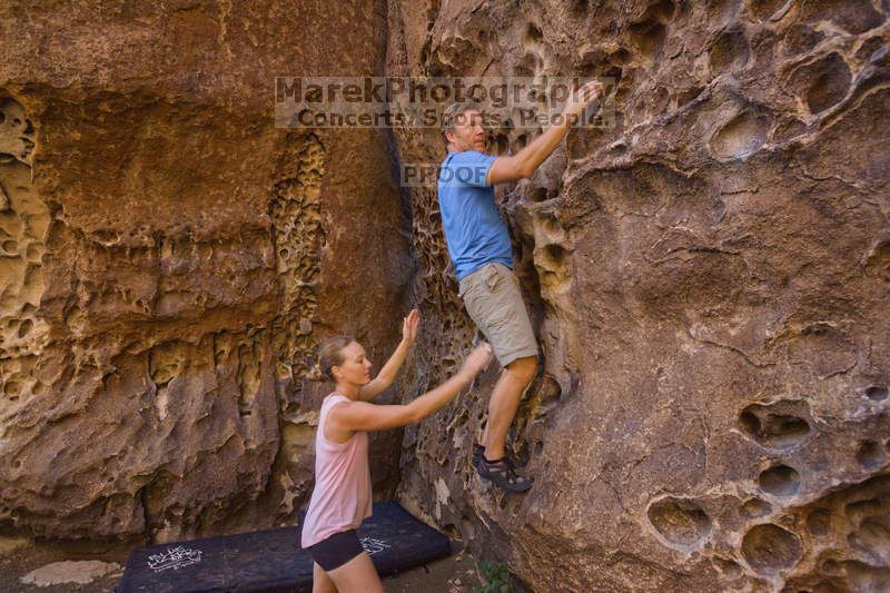 Bouldering in Hueco Tanks on 10/19/2021 with Blue Lizard Climbing and Yoga

Filename: SRM_20211019_1213220.jpg
Aperture: f/5.0
Shutter Speed: 1/80
Body: Canon EOS-1D Mark II
Lens: Canon EF 16-35mm f/2.8 L