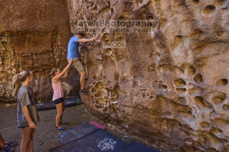 Bouldering in Hueco Tanks on 10/19/2021 with Blue Lizard Climbing and Yoga

Filename: SRM_20211019_1213440.jpg
Aperture: f/4.0
Shutter Speed: 1/125
Body: Canon EOS-1D Mark II
Lens: Canon EF 16-35mm f/2.8 L