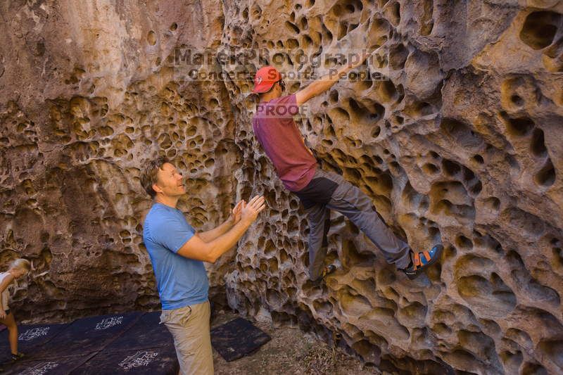 Bouldering in Hueco Tanks on 10/19/2021 with Blue Lizard Climbing and Yoga

Filename: SRM_20211019_1224310.jpg
Aperture: f/4.0
Shutter Speed: 1/200
Body: Canon EOS-1D Mark II
Lens: Canon EF 16-35mm f/2.8 L