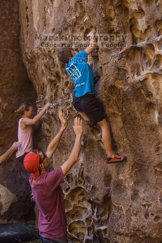 Bouldering in Hueco Tanks on 10/19/2021 with Blue Lizard Climbing and Yoga

Filename: SRM_20211019_1258120.jpg
Aperture: f/2.8
Shutter Speed: 1/200
Body: Canon EOS-1D Mark II
Lens: Canon EF 50mm f/1.8 II