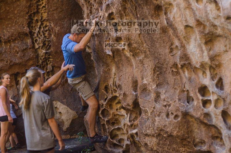 Bouldering in Hueco Tanks on 10/19/2021 with Blue Lizard Climbing and Yoga

Filename: SRM_20211019_1310590.jpg
Aperture: f/2.8
Shutter Speed: 1/125
Body: Canon EOS-1D Mark II
Lens: Canon EF 50mm f/1.8 II