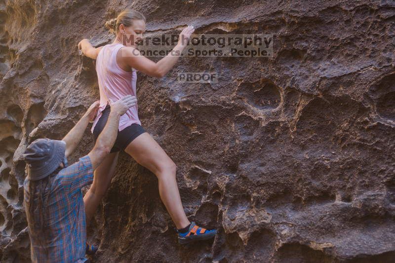 Bouldering in Hueco Tanks on 10/19/2021 with Blue Lizard Climbing and Yoga

Filename: SRM_20211019_1319320.jpg
Aperture: f/2.8
Shutter Speed: 1/100
Body: Canon EOS-1D Mark II
Lens: Canon EF 50mm f/1.8 II