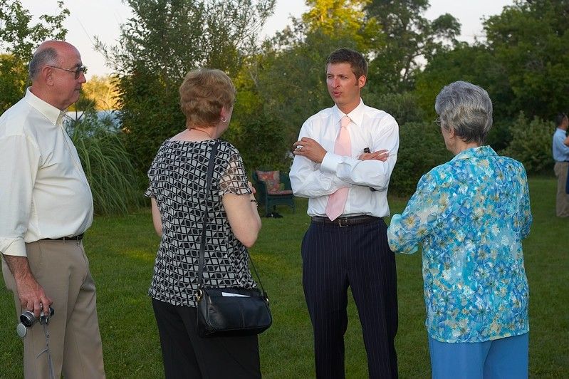 Kelly Kiefer's and John Saalwachter's wedding.

Filename: SRM_20070729_2006020.jpg
Aperture: f/5.6
Shutter Speed: 1/100
Body: Canon EOS-1D Mark II
Lens: Canon EF 50mm f/1.8 II