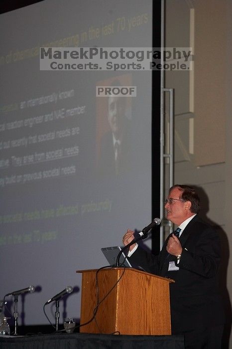 Nicholas A. Peppas gave the AIChE institute lecture, Le Plus Ça Change...Nanotechnology and Bioengineering in An Evolving Chemical Engineering World, on Wednesday, November 7, 2007.

Filename: SRM_20071107_1332005.jpg
Aperture: f/4.0
Shutter Speed: 1/160
Body: Canon EOS-1D Mark II
Lens: Canon EF 80-200mm f/2.8 L