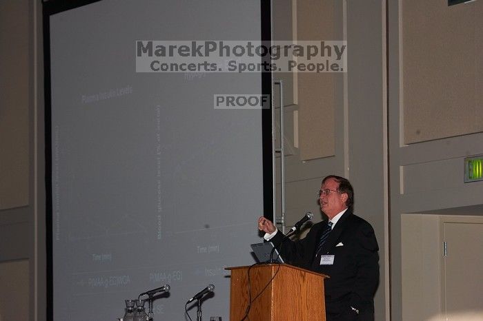 Nicholas A. Peppas gave the AIChE institute lecture, Le Plus Ça Change...Nanotechnology and Bioengineering in An Evolving Chemical Engineering World, on Wednesday, November 7, 2007.

Filename: SRM_20071107_1418482.jpg
Aperture: f/5.6
Shutter Speed: 1/250
Body: Canon EOS-1D Mark II
Lens: Canon EF 80-200mm f/2.8 L