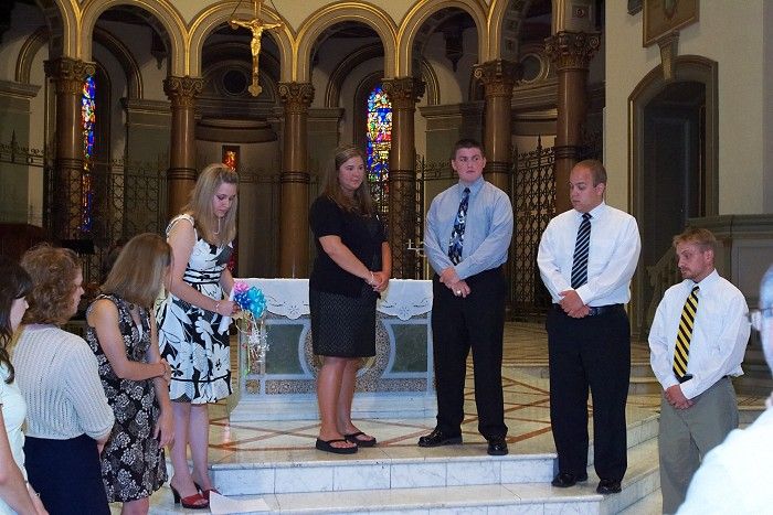 Rehearsal for Emily Marek and James Oyan's wedding, Friday, July 11, 2008.

Filename: SRM_20080711_1351446.jpg
Aperture: f/5.6
Shutter Speed: 1/40
Body: Canon EOS-1D Mark II
Lens: Canon EF 16-35mm f/2.8 L