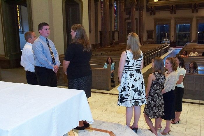 Rehearsal for Emily Marek and James Oyan's wedding, Friday, July 11, 2008.

Filename: SRM_20080711_1353129.jpg
Aperture: f/5.6
Shutter Speed: 1/40
Body: Canon EOS-1D Mark II
Lens: Canon EF 16-35mm f/2.8 L