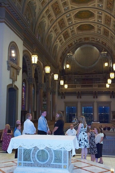 Rehearsal for Emily Marek and James Oyan's wedding, Friday, July 11, 2008.

Filename: SRM_20080711_1354022.jpg
Aperture: f/5.6
Shutter Speed: 1/40
Body: Canon EOS-1D Mark II
Lens: Canon EF 16-35mm f/2.8 L