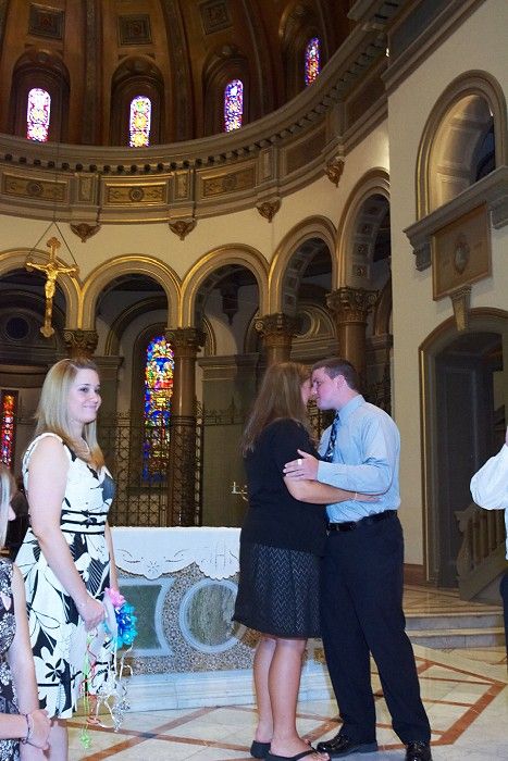 Rehearsal for Emily Marek and James Oyan's wedding, Friday, July 11, 2008.

Filename: SRM_20080711_1354485.jpg
Aperture: f/5.6
Shutter Speed: 1/40
Body: Canon EOS-1D Mark II
Lens: Canon EF 16-35mm f/2.8 L