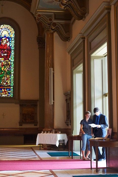 Emily Marek and James Oyan's wedding ceremony at the Cathedral of the Sacred Heart, Saturday, July 12, 2008.

Filename: SRM_20080712_0700166.jpg
Aperture: f/2.8
Shutter Speed: 1/60
Body: Canon EOS-1D Mark II
Lens: Canon EF 50mm f/1.8 II