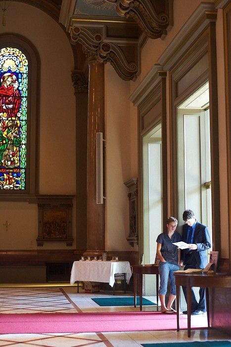 Emily Marek and James Oyan's wedding ceremony at the Cathedral of the Sacred Heart, Saturday, July 12, 2008.

Filename: SRM_20080712_0700167.jpg
Aperture: f/2.8
Shutter Speed: 1/60
Body: Canon EOS-1D Mark II
Lens: Canon EF 50mm f/1.8 II